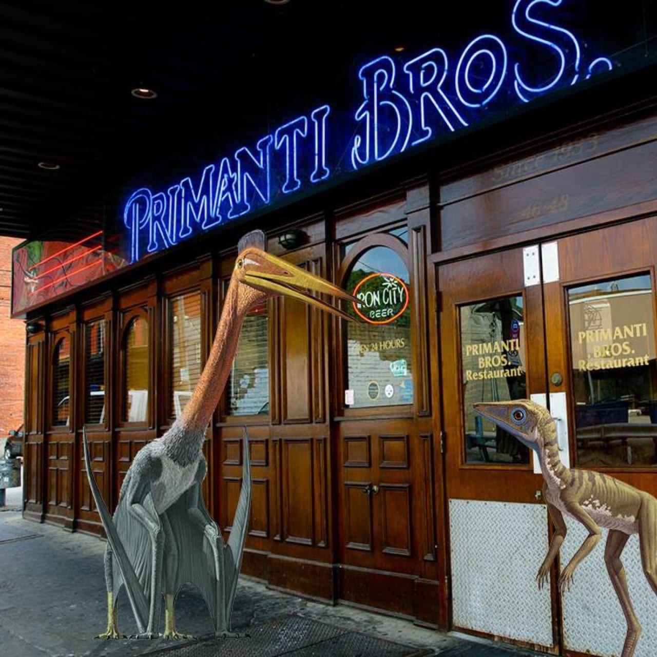 Dinosaurs at Pirmanti Bros