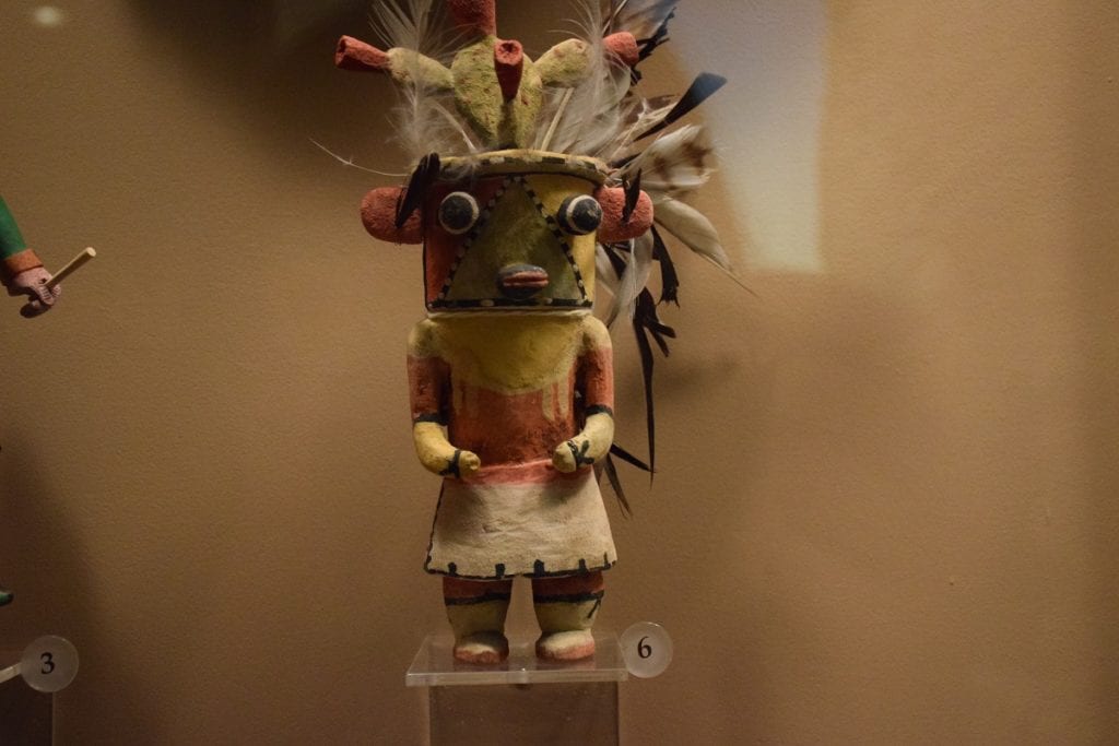 Katsina doll made from a prickly pear cactus