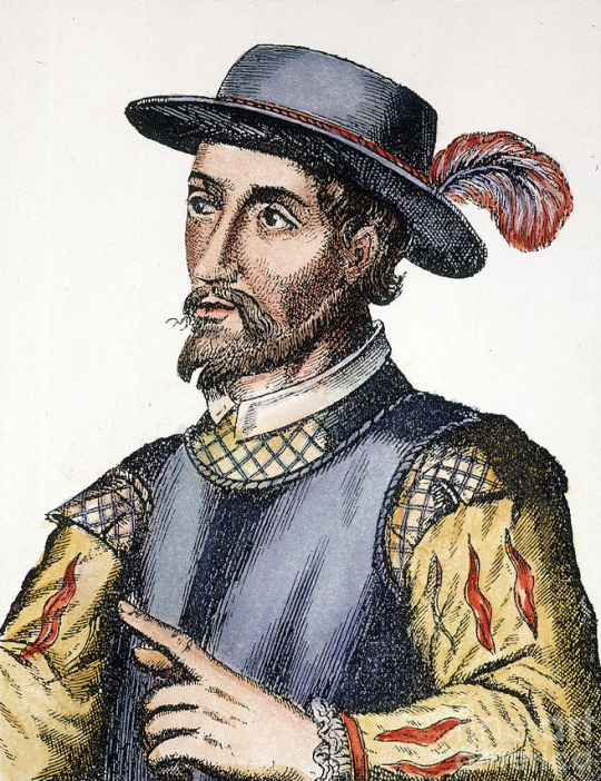 drawing of Juan Ponce de León