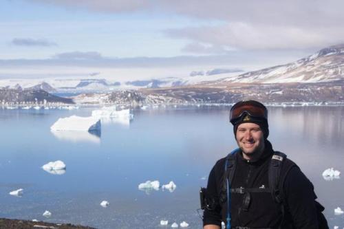 Matt Lamanna on expedition in Antarctica 
