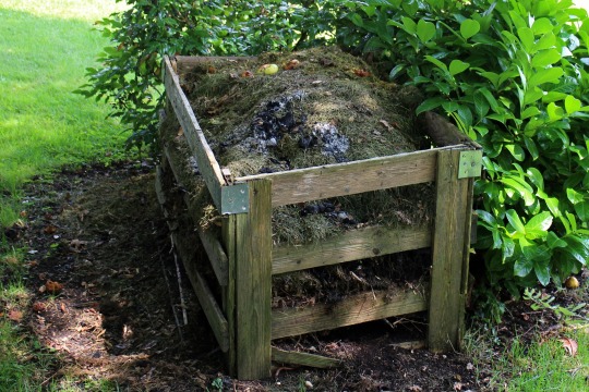 This is an example of a household compost pile, a great way to reduce food waste.