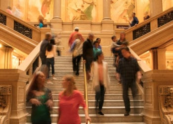 Visitors in Grand Staircase