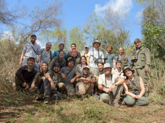 Instructors and students in Iguazú National Park