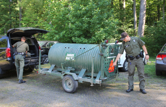 Game Wardens arrive at Powdermill