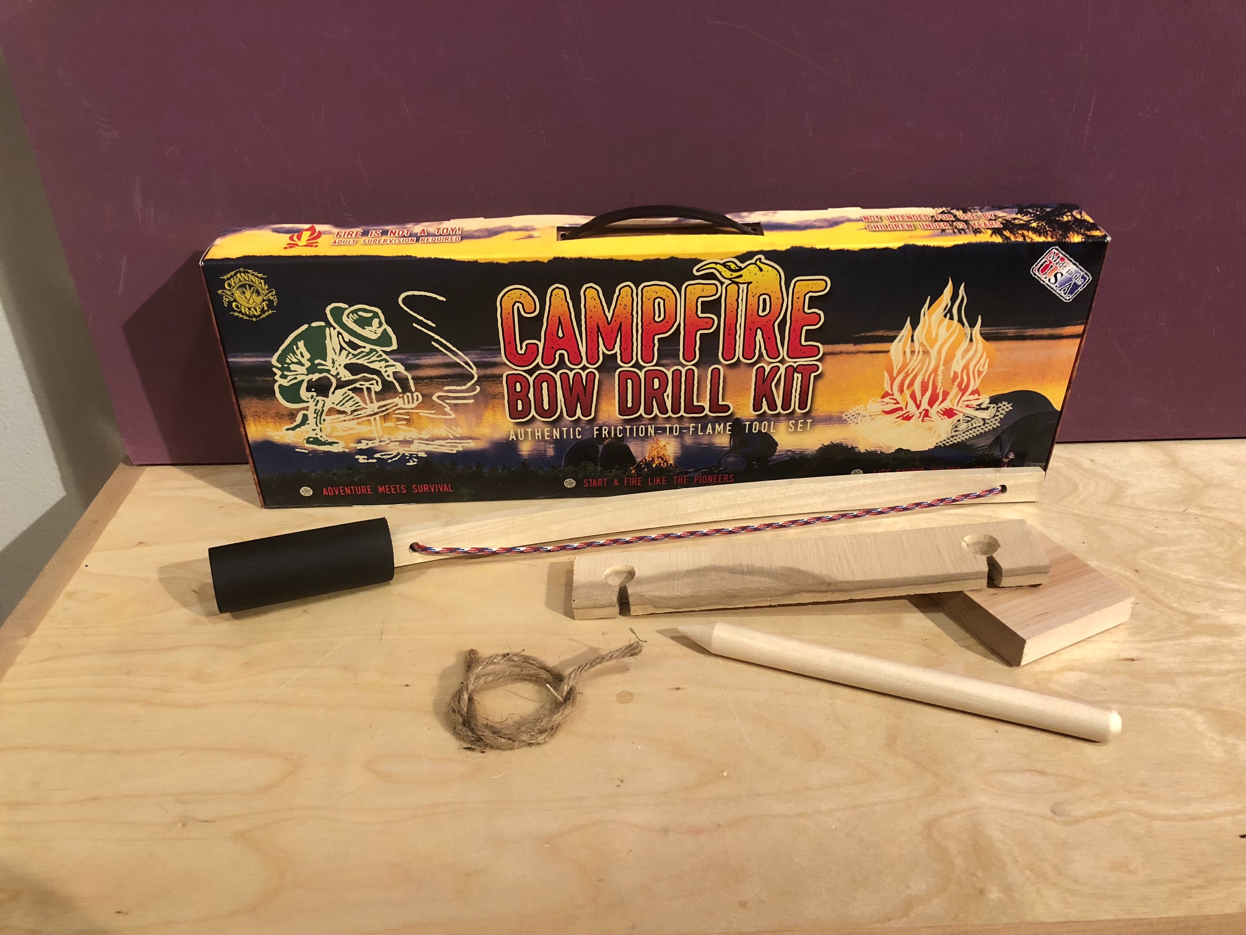 Campfire Bow Drill Kit Carnegie Museum of Natural History