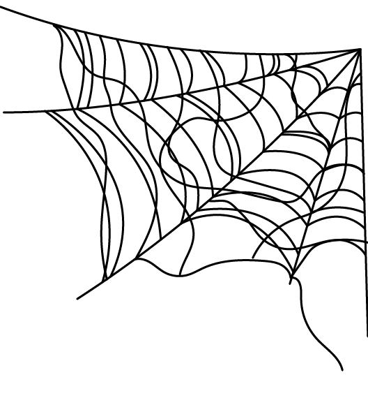 drawing of tangled web