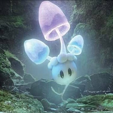 glowing mushroom-like Pokemon 