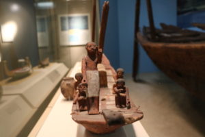 Egyptian funerary boat model