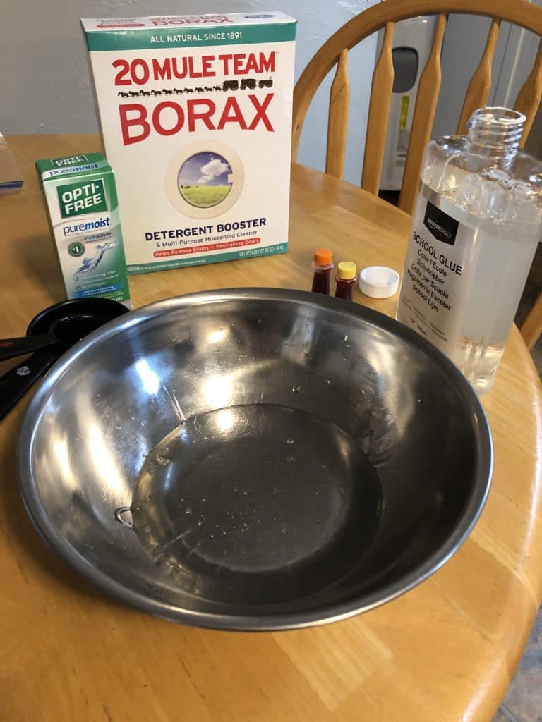 Borax slime ingredients