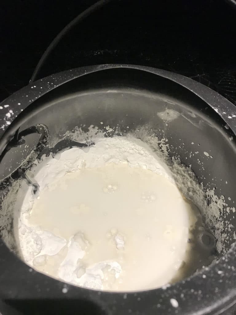 mix cornstarch with water
