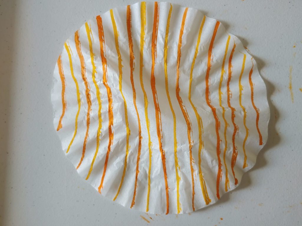 coffee filter with marker lines