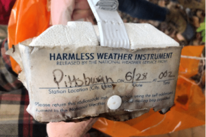 One man’s trash is another man’s weather instrument