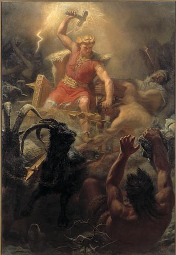 painting of Thor