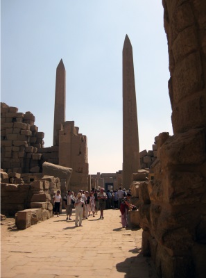 obelisks and other ruins in Egypt 