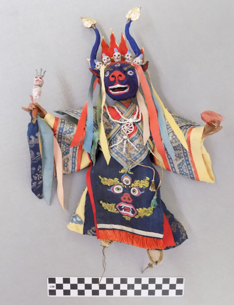 colorful doll of Yamantaka, Destroyer of the God of Death